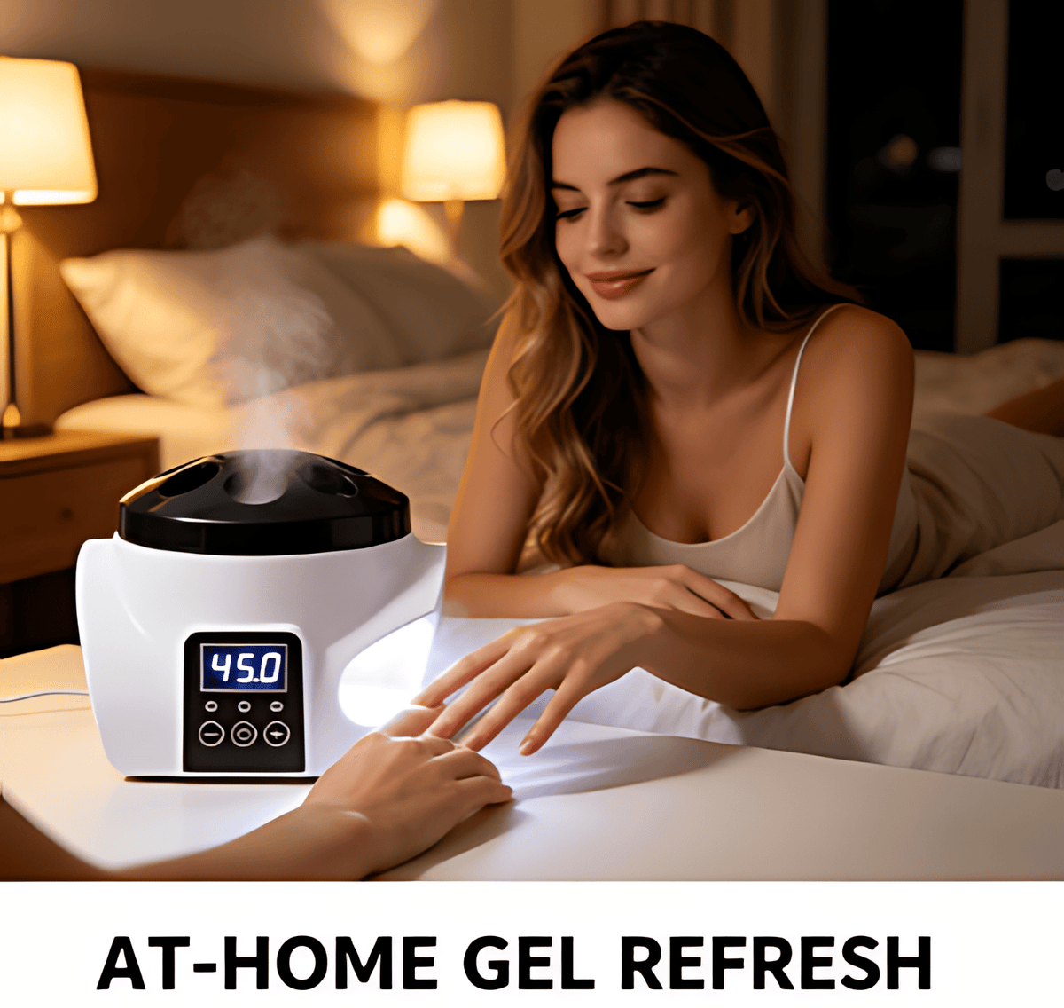 Professional Steam Gel Nail Remover | Digital Display At-Home Steamer