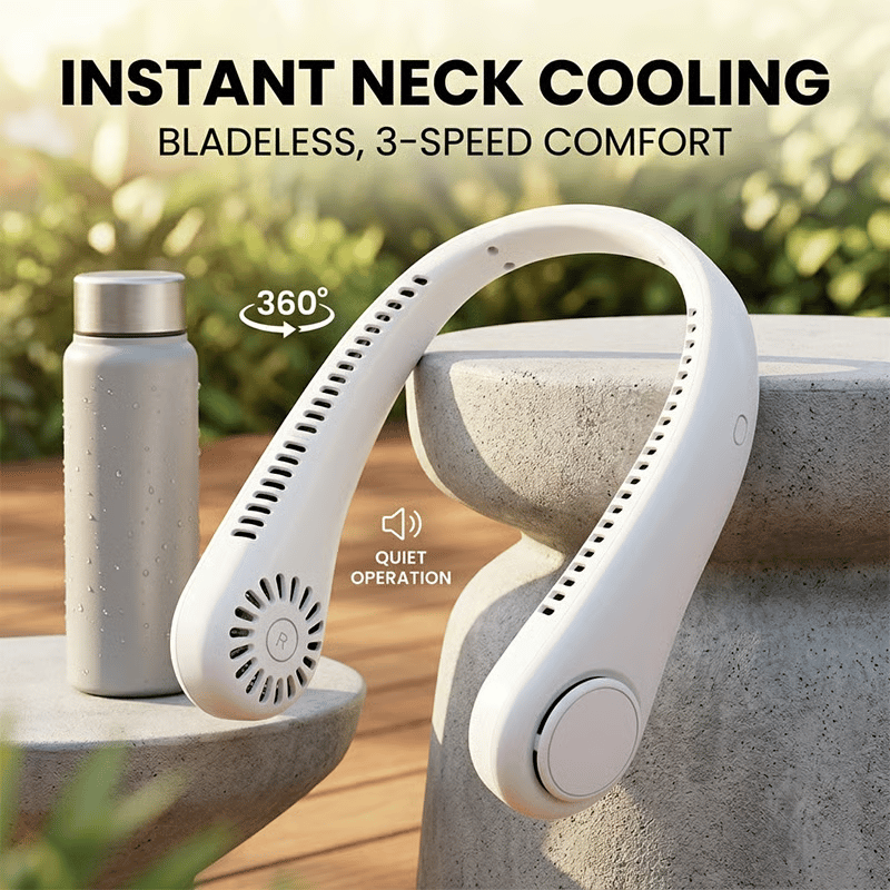 🍃360° Portable Bladeless Neck Fan