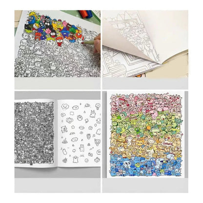 🎨 Creative Doodle Art Coloring Book