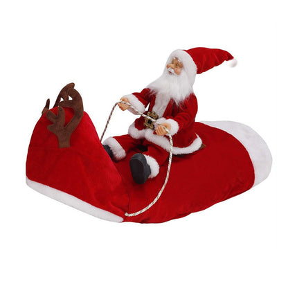 Santa Rider Pet Christmas Costume