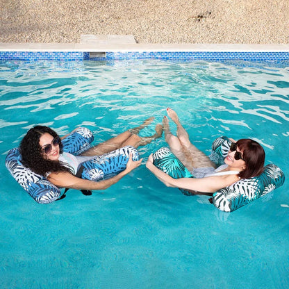 🏖️Thick Inflatable Pool Float Lounger - Portable Inflatable Pool Chair for Adults