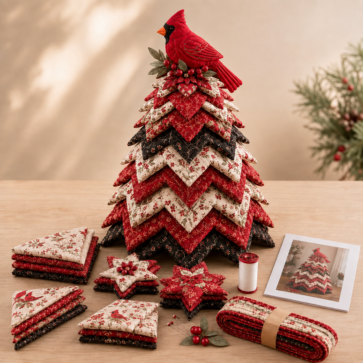 🔥49% Off Last Day -Quilted Christmas Tree DIY Kit