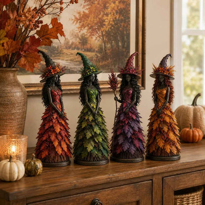 🔥LAST DAY 50% OFF - 🧙‍♀️Enchanted Autumn Witch Figurine