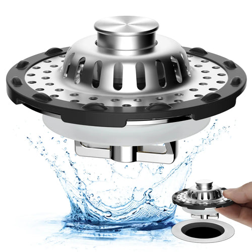 🔥3-in-1 Pop-up Sink Stopper🚿