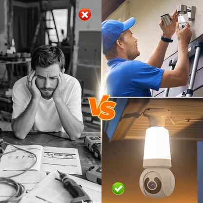 🔥Limited Time 50% Off✨Wireless Smart Bulb Surveillance Camera