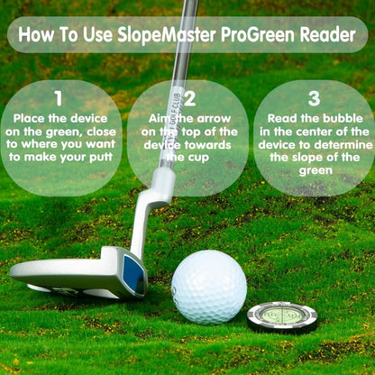 🔥Golf Hat Clip Ball Marker with High Precision Green Reading Aid Golf Accessories for Men Women