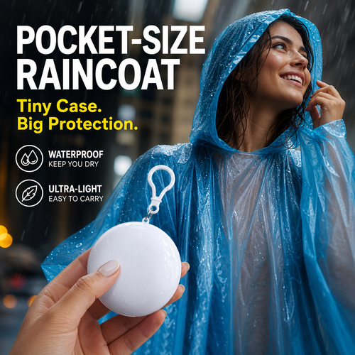 🔥Mini Ball Shape Disposable Raincoat(Buy 1 Get 1 Free)