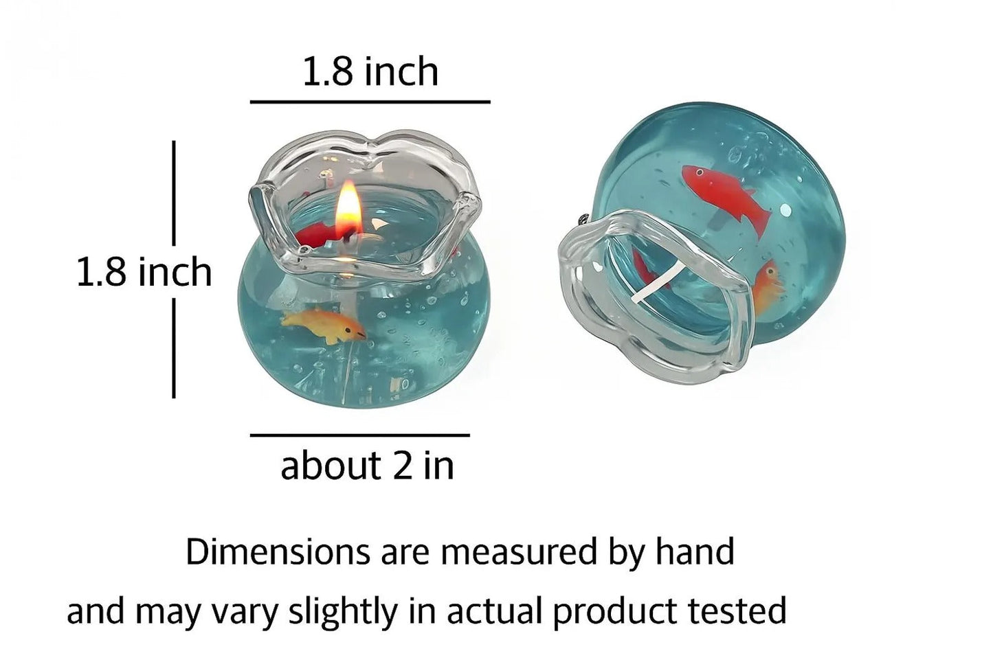 🔥LAST DAY 49% OFF🔥 - Tranquil Ocean Collection  Scented Bubble Fish Tank Candle🐟️