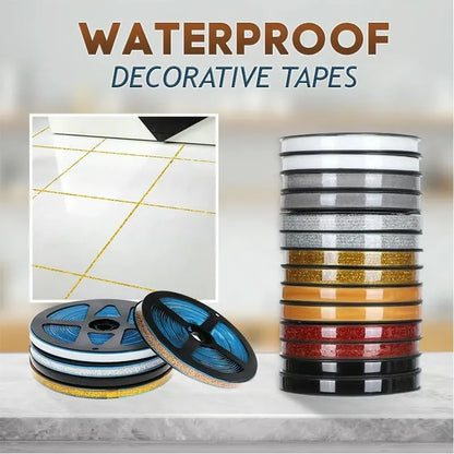 🛠6m Ceramic Tile Gap Mildewproof Waterproof Self-Adhesive Caulk Strip
