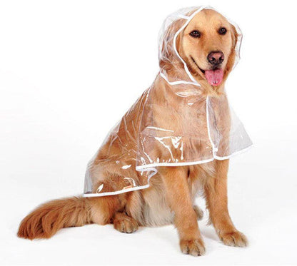 Transparent Raincoat For Dog
