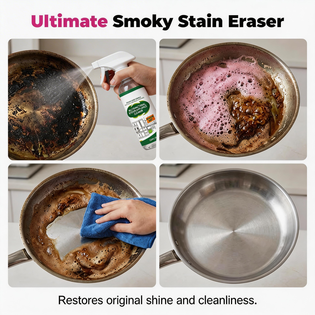 ⏳LAST DAY SALE 50% OFF! 🔥 Multifunctional Kitchen Appliance Cleaner Spray 🧼 Powerful Grease & Grime Remover | Perfect for Ovens, Hobs, Microwaves & Other Kitchen Appliances ✨