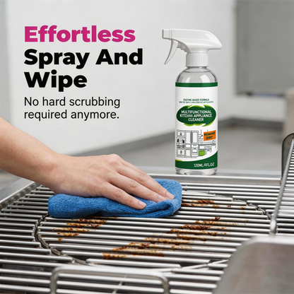 ⏳LAST DAY SALE 50% OFF! 🔥 Multifunctional Kitchen Appliance Cleaner Spray 🧼 Powerful Grease & Grime Remover | Perfect for Ovens, Hobs, Microwaves & Other Kitchen Appliances ✨