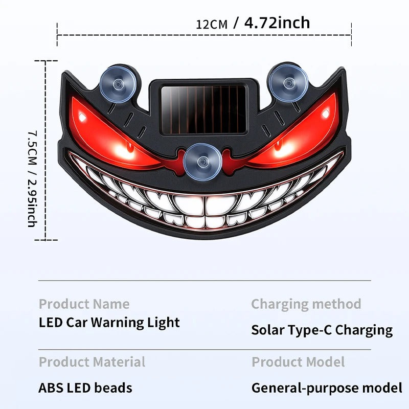 Demon's Eye – Solar LED Car Ambient Light with Dynamic Glow