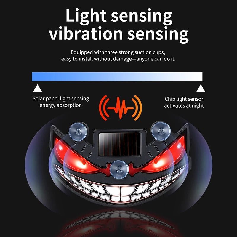 Demon's Eye – Solar LED Car Ambient Light with Dynamic Glow
