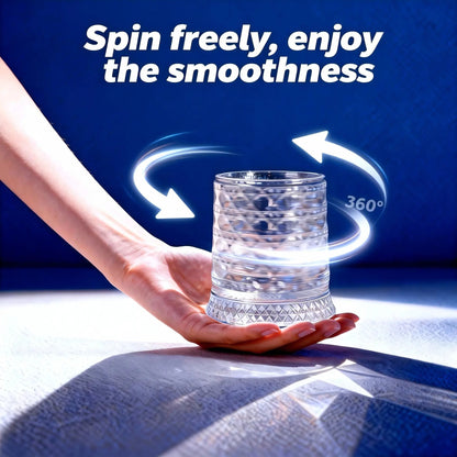 🔥Limited Time 50% Off✨Luxury 360° Spinning Crystal Glass