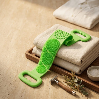 🧼2-in-1 Silicone Back Scrubber and Bath Brush