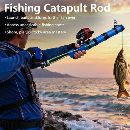 Baiting device, lure launcher, spinning reel, lure rod