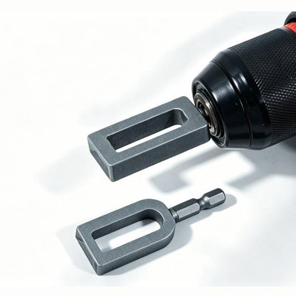 Heavy-Duty Rebar Tie Wire Twister Drill Attachment