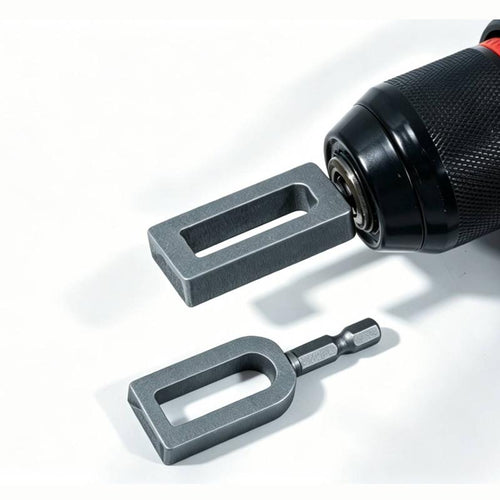 Heavy-Duty Rebar Tie Wire Twister Drill Attachment