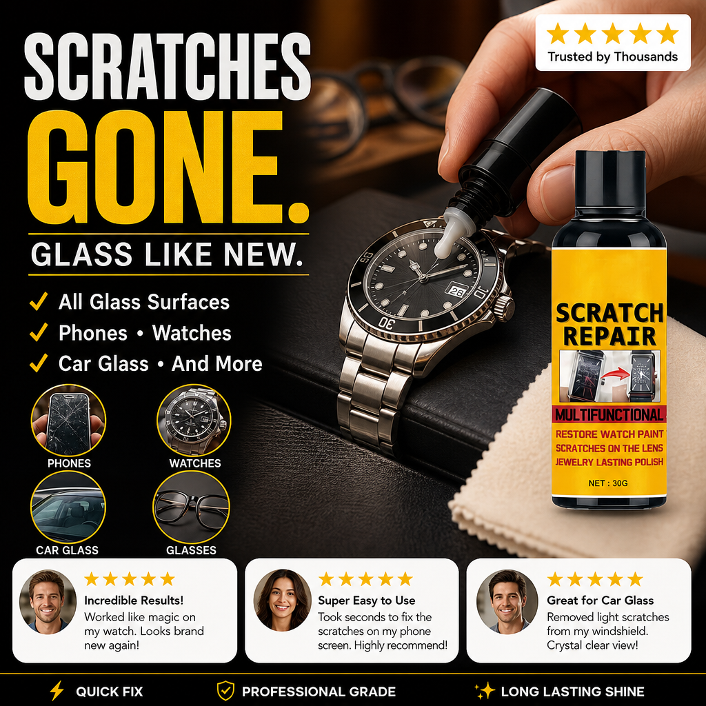 Multifunctional Scratch Repair Polish – Works on All Car Colors 🚗✨🛡️🎨