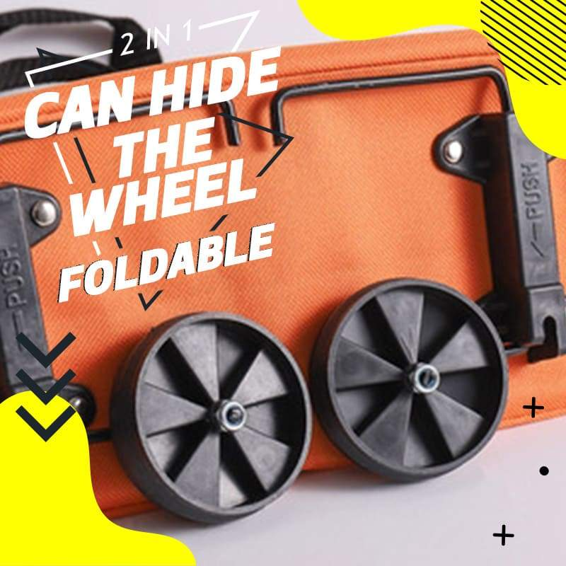 🔥LAST DAY 50% OFF-2-in-1 Foldable Shopping Cart