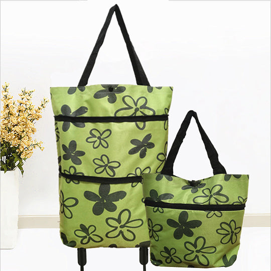 🔥LAST DAY 50% OFF-2-in-1 Foldable Shopping Cart