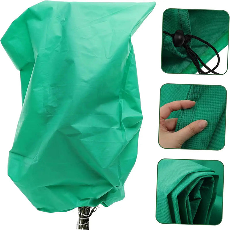 🎃Halloween Offer: 50% Off!🌿Plant Protection Covers with Drawstring – Breathable Winter Fleece Jackets