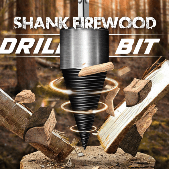 🪓 LIMITED-TIME 50% OFF! ⚡ Firewood Auger Drill Bit – Labor-saving, Efficient, Heavy-duty ✨