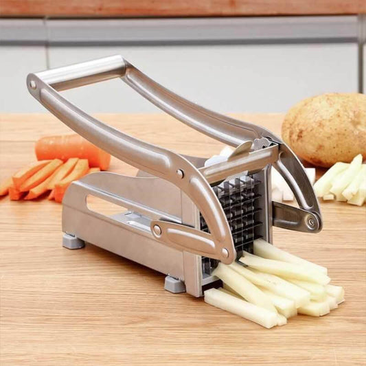 🥔 50% OFF! 🔪 Potato & Cucumber Slicer – Stainless Steel Blade, Suction Base & Easy Clean 🥒