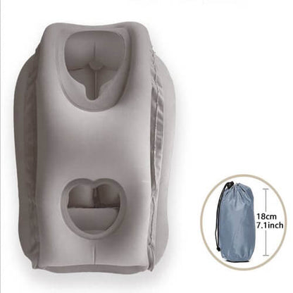 ⏳Time-Limited Special⏰Inflatable Travel Pillow | 360° Support – Soft Flocking, Quick Inflate, Compact ✨