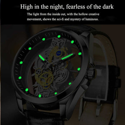 ⌚ LIMITED-TIME 50% OFF ✨ Double-Sided Skeleton Watch — Luminous & 30M Waterproof ⚡