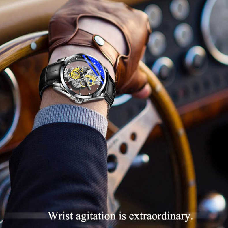 ⌚ LIMITED-TIME 50% OFF ✨ Double-Sided Skeleton Watch — Luminous & 30M Waterproof ⚡