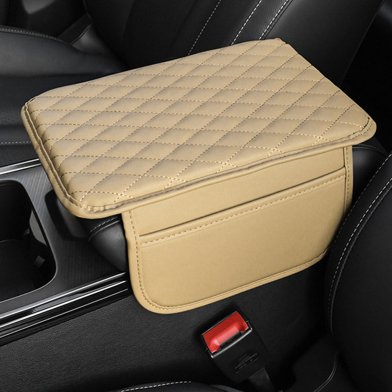 Universal Faux Leather Booster Cushion for Car Armrest Box