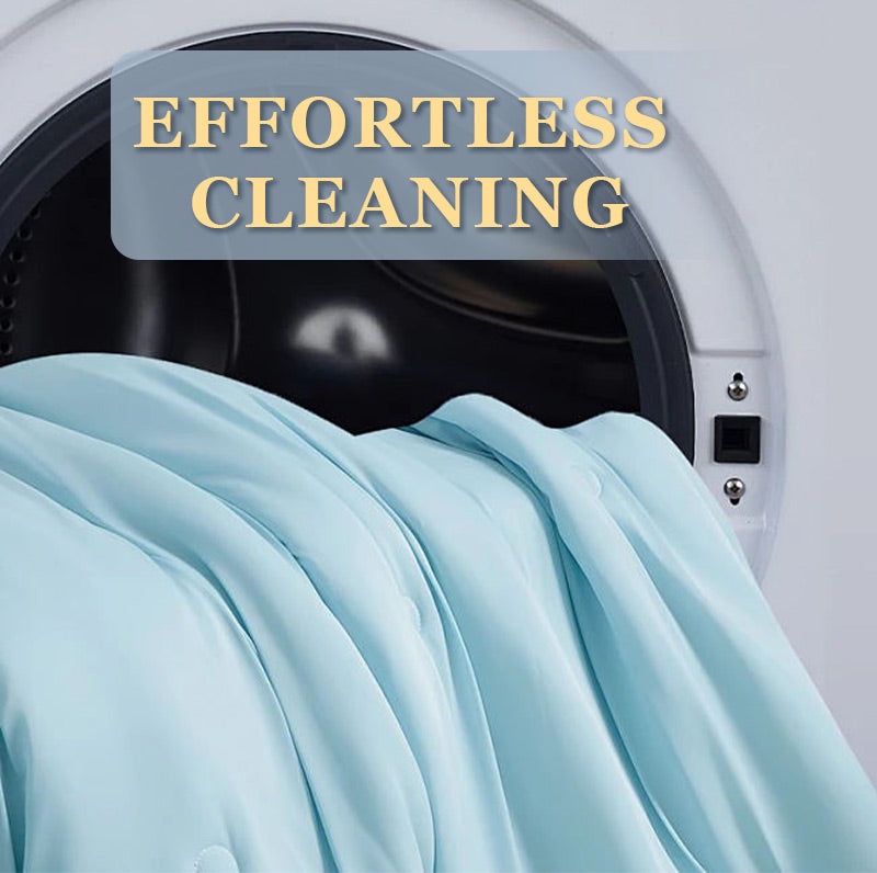 ⏰Last Day Sale 50% OFF🥰 ✨Summer Simple Ice Silk Quilt❄️ Ultra Cool Anti-Sweat Thin Quilt, Machine Washable Bedding