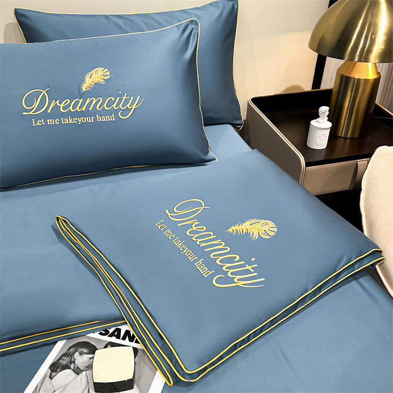 ⏰Last Day Sale 50% OFF🥰 ✨Summer Simple Ice Silk Quilt❄️ Ultra Cool Anti-Sweat Thin Quilt, Machine Washable Bedding