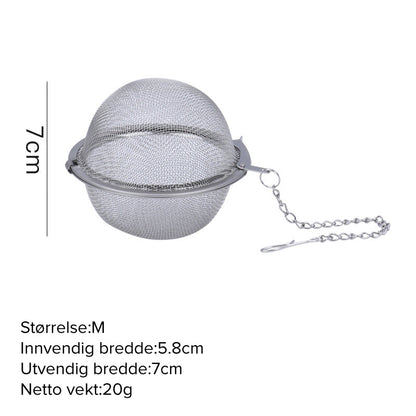 304 Stainless Steel Spice and Tea Filter(3PCS)
