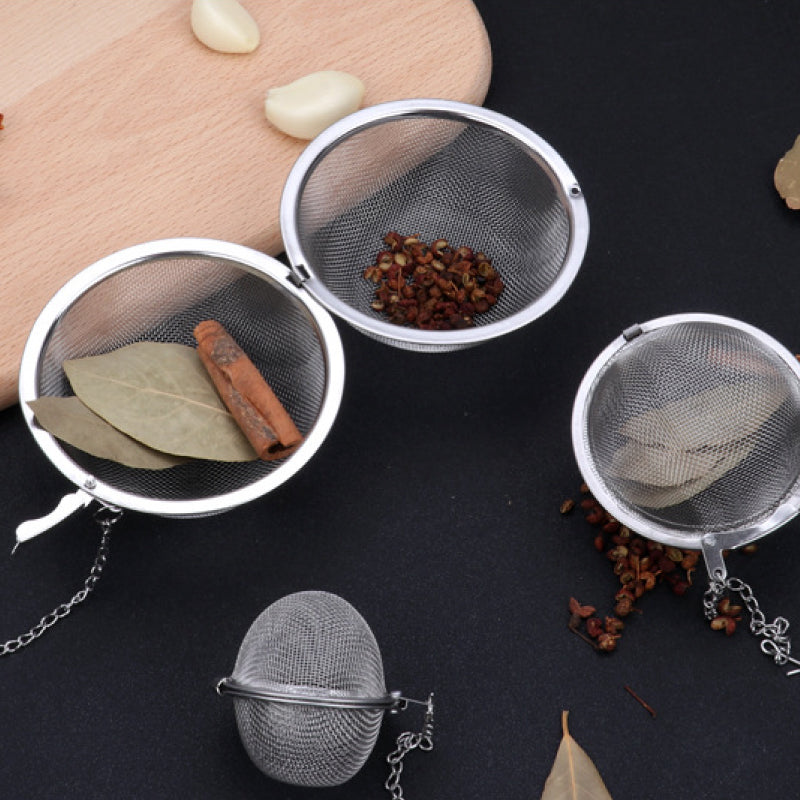 304 Stainless Steel Spice and Tea Filter(3PCS)