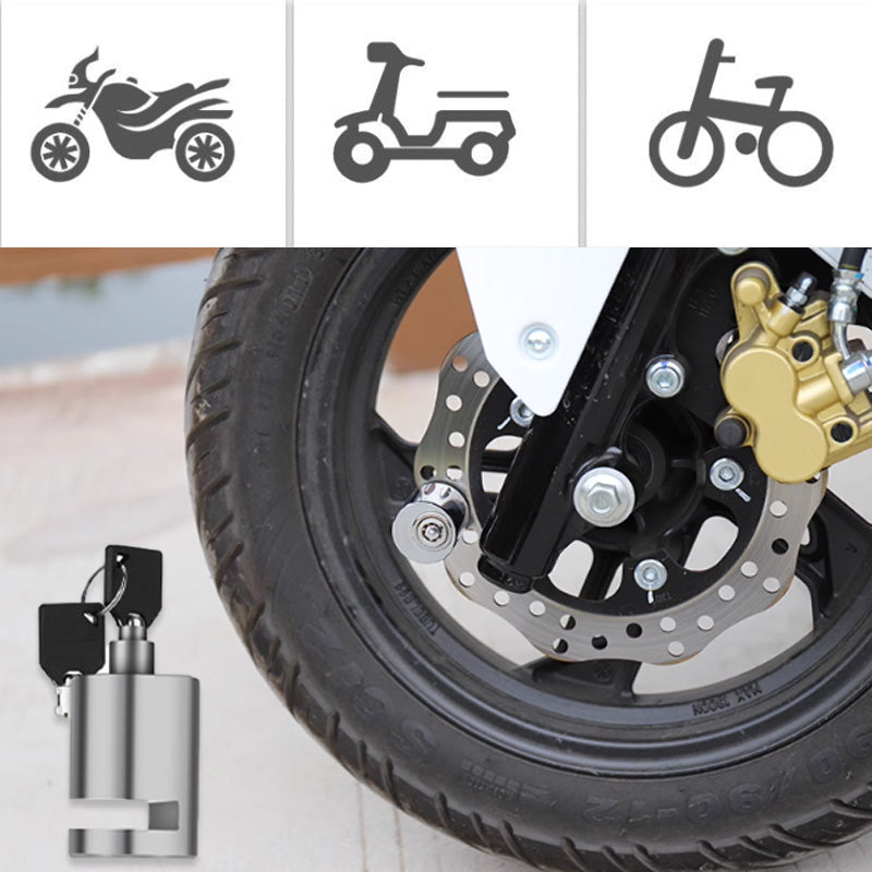🔒 Anti-Theft Disc Brake Lock – Heavy-duty steel & quick fit ✨