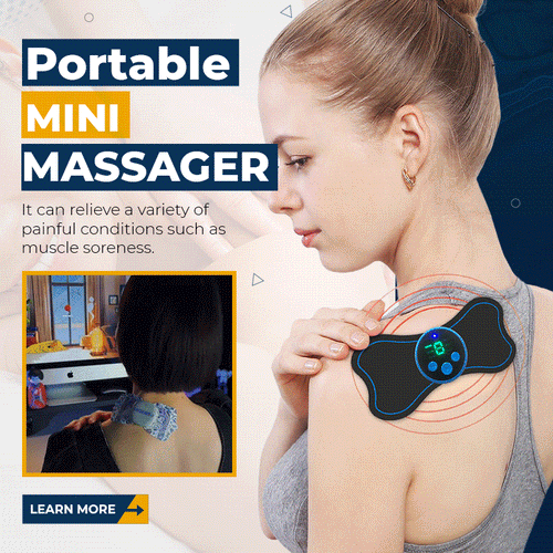 🔥⏰️LIMITED TIME OFFER💆‍♀️✨Portable Mini Body Massager – Adjustable Intensity for Neck, Back, Waist, Hips & Legs, Relax On The Go!
