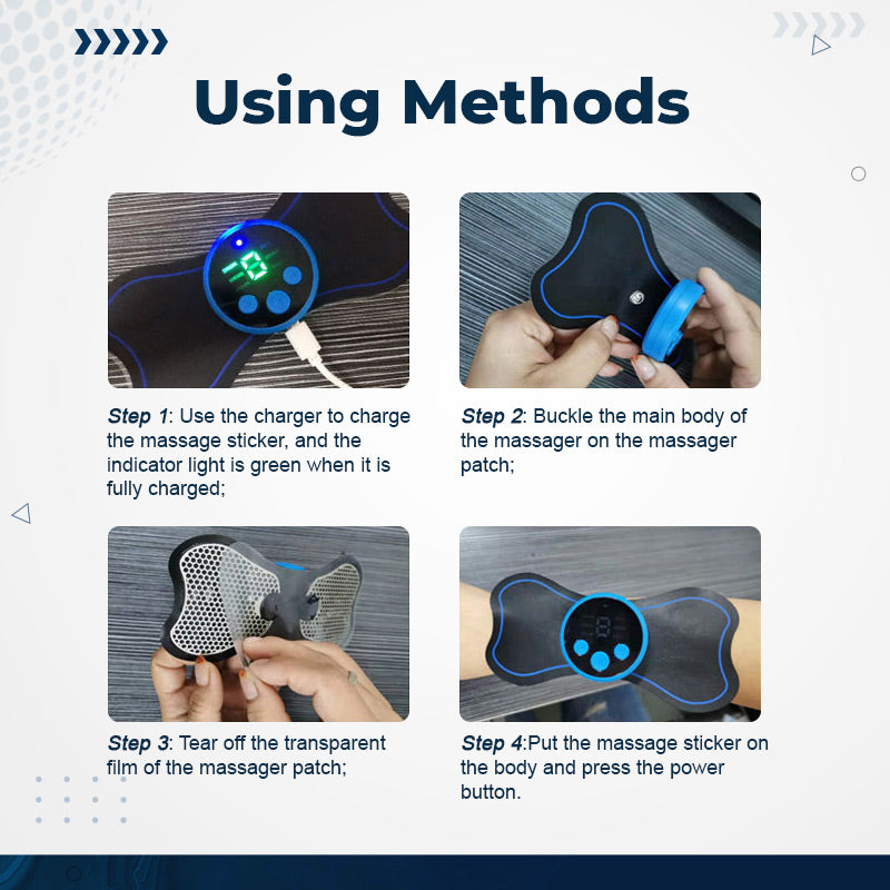 🔥⏰️LIMITED TIME OFFER💆‍♀️✨Portable Mini Body Massager – Adjustable Intensity for Neck, Back, Waist, Hips & Legs, Relax On The Go!