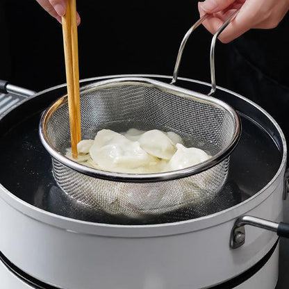 ⏰Stainless Steel Sieve with Handle🥄🫕