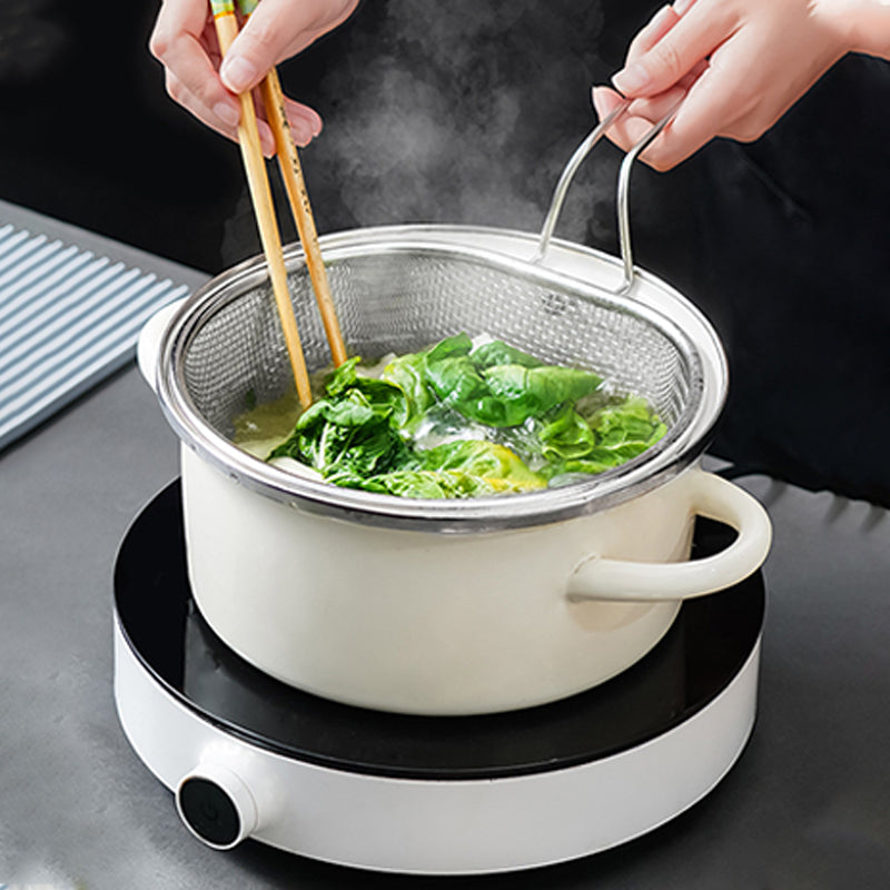 ⏰Stainless Steel Sieve with Handle🥄🫕