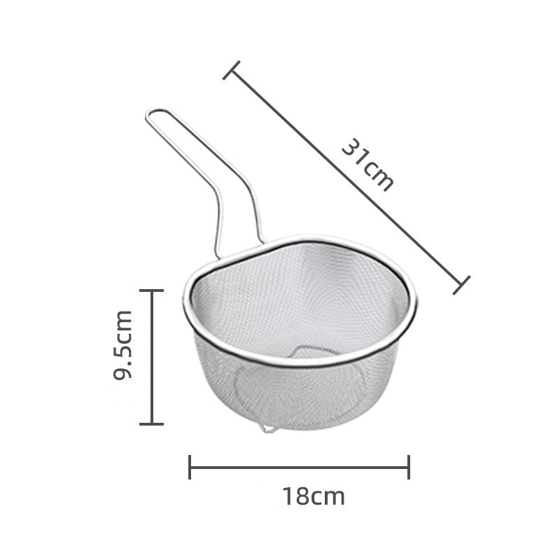 ⏰Stainless Steel Sieve with Handle🥄🫕