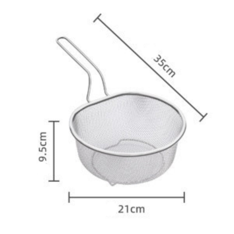 ⏰Stainless Steel Sieve with Handle🥄🫕