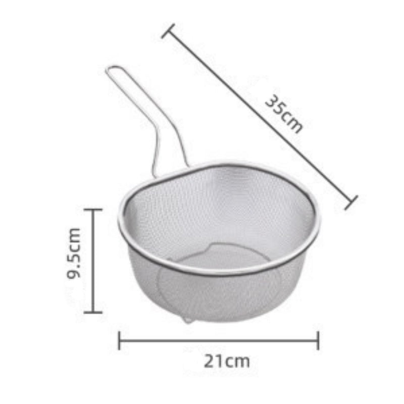 ⏰Stainless Steel Sieve with Handle🥄🫕