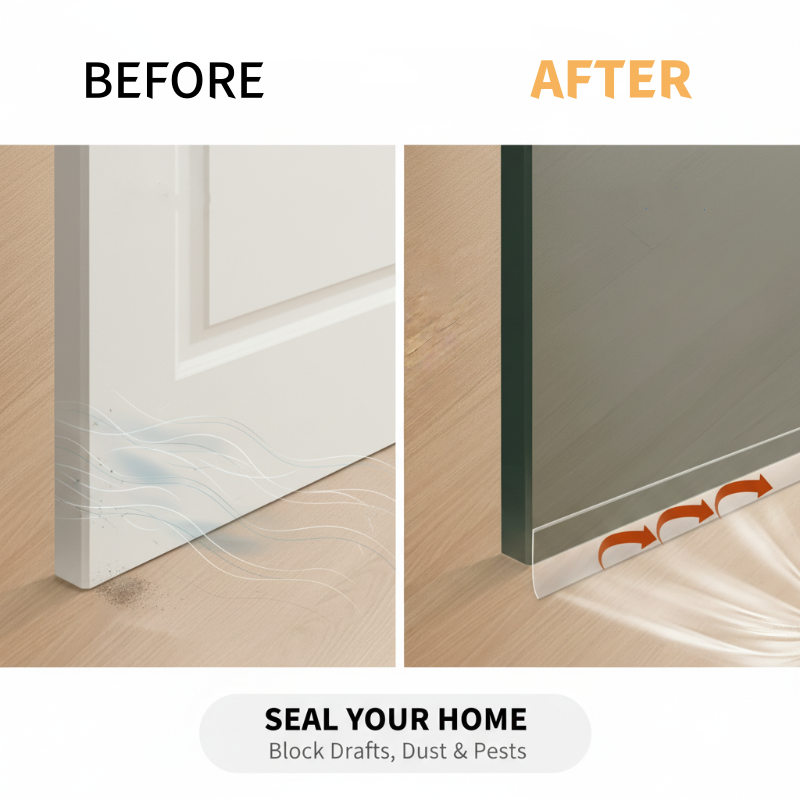 16.4Ft Door Weather Stripping | Self-Adhesive Weather Stripping for Doors & Windows