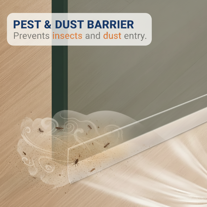 16.4Ft Door Weather Stripping | Self-Adhesive Weather Stripping for Doors & Windows