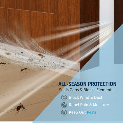 16.4Ft Door Weather Stripping | Self-Adhesive Weather Stripping for Doors & Windows