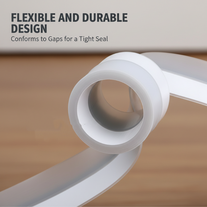 16.4Ft Door Weather Stripping | Self-Adhesive Weather Stripping for Doors & Windows