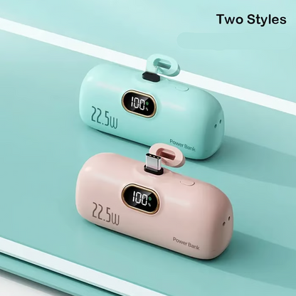 ⌛️Limited Time 50% OFF🔥🎉 2026 Sale — Over 46,000 Sold! 🔋 5000mAh Mini Portable Power Bank – 22.5W Fast Charging & Digital Display ⚡